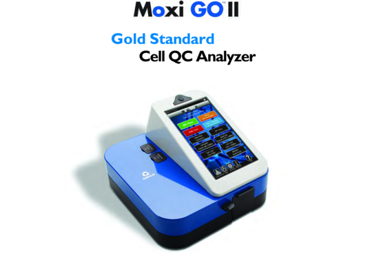 Orflo Moxi GO Ⅱ Gold Standard Cell QC Analyzer