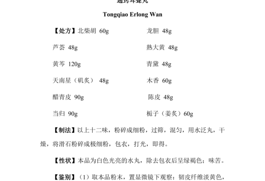 通窍耳聋丸