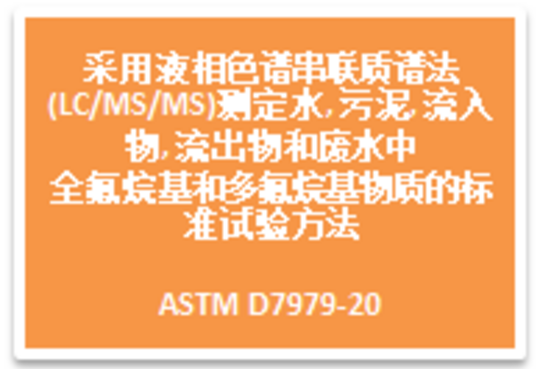 采用液相色谱串联质谱法(LC/MS/MS)测定水, 污泥, 流入物, 流出物和废水中全氟烷基和多氟烷基物质的标准试验方法